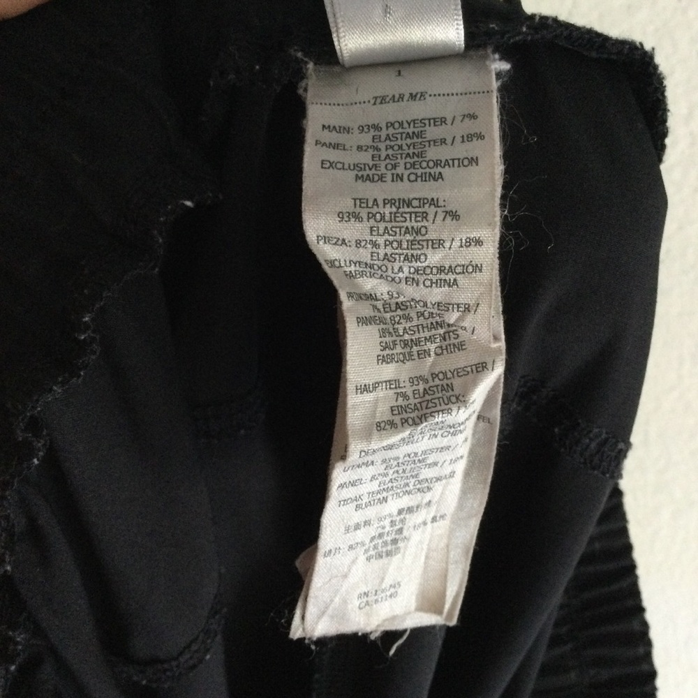 LORNA JANE Balance Active Tie 3/4 Crop Pant Black Sz Large - Picture 14 of 15